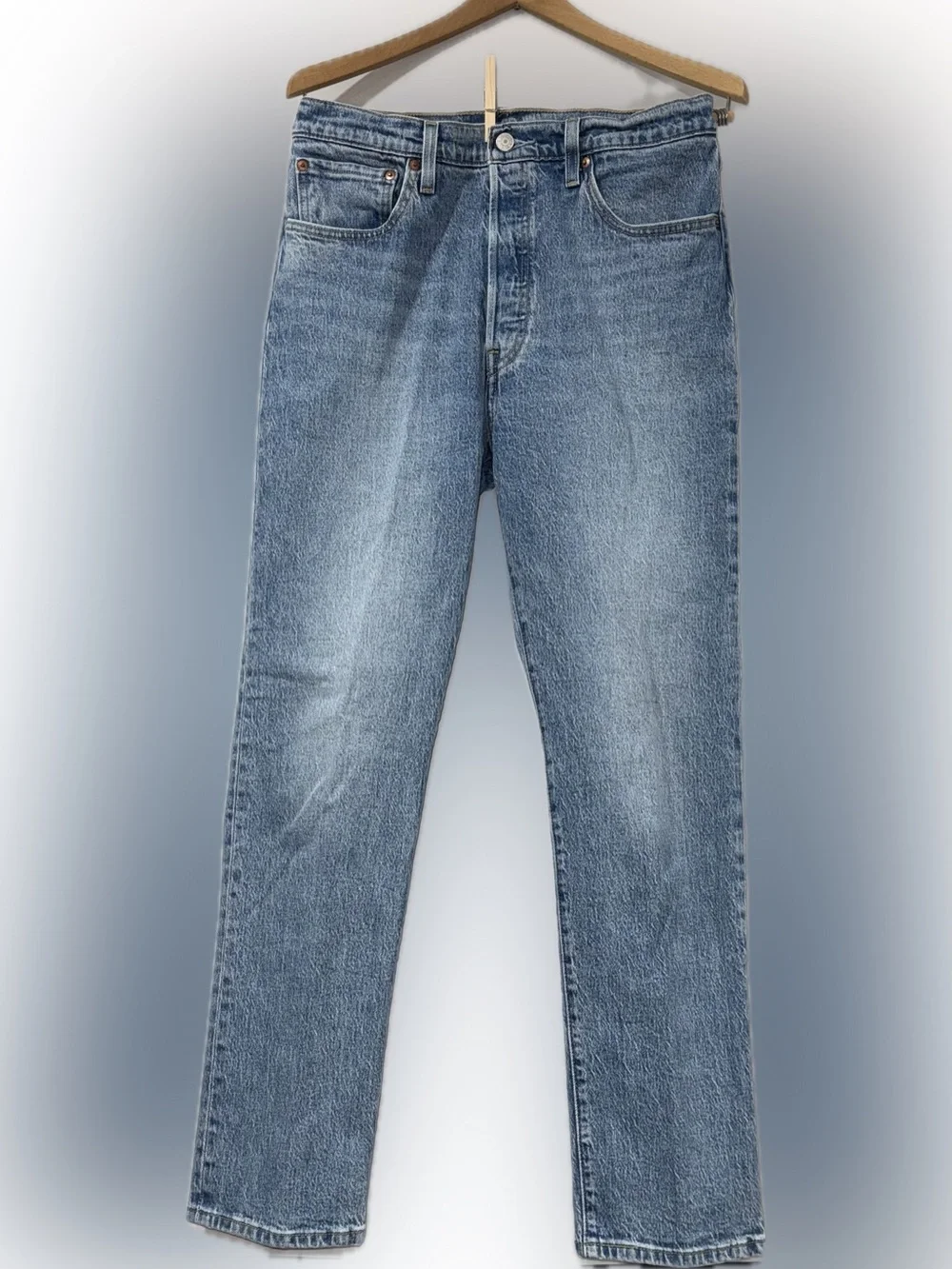 Levi's Premium 501 Original Fit Jeans Light Wash | Men's W31 L30